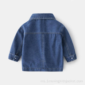 Jaket Denim Kasual Lelaki